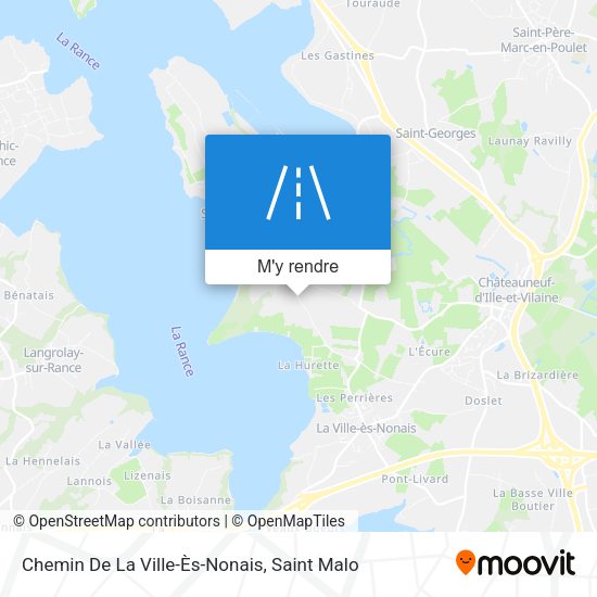 Chemin De La Ville-Ès-Nonais plan