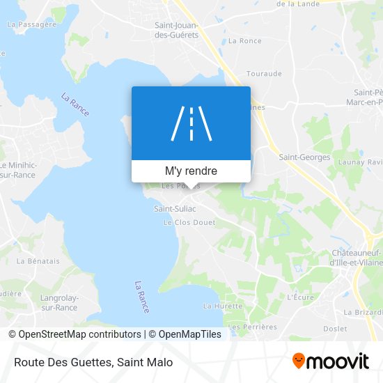 Route Des Guettes plan