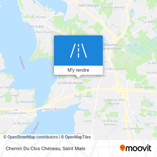 Chemin Du Clos Chéneau plan