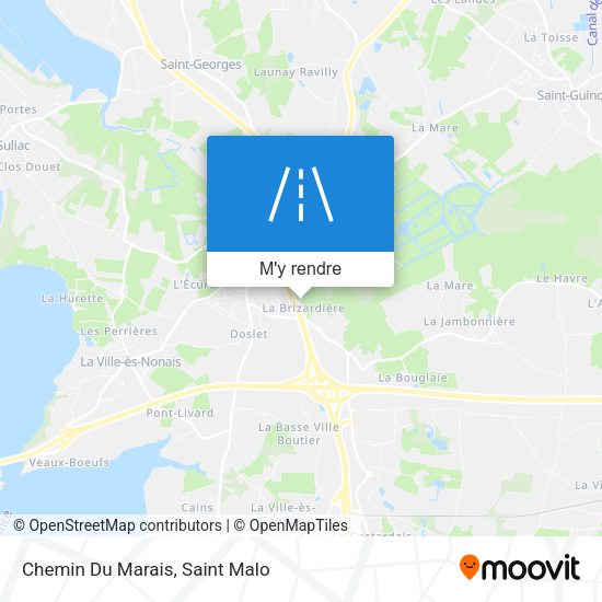 Chemin Du Marais plan