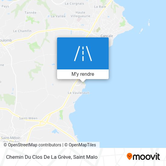 Chemin Du Clos De La Grève plan