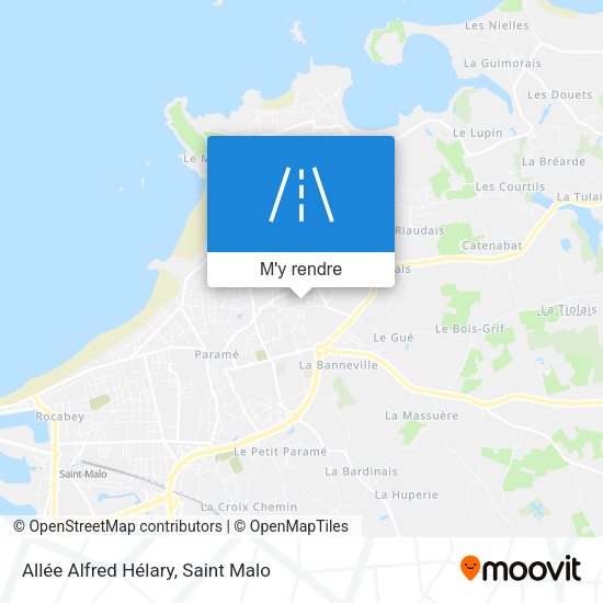Allée Alfred Hélary plan