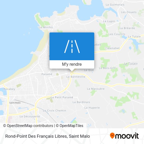 Rond-Point Des Français Libres plan