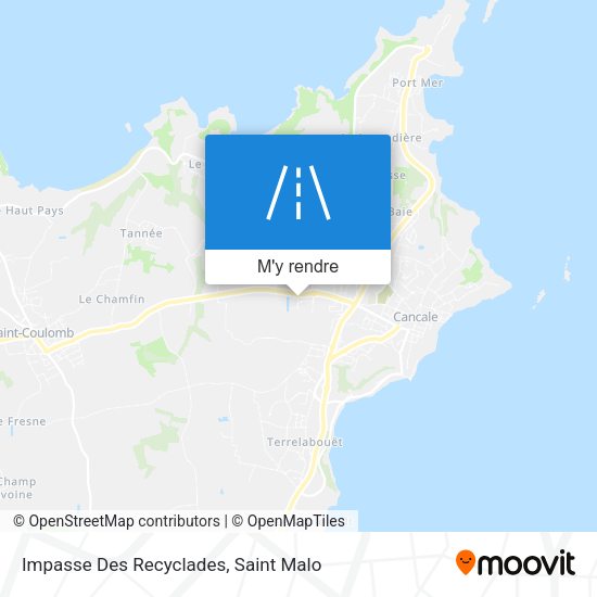 Impasse Des Recyclades plan