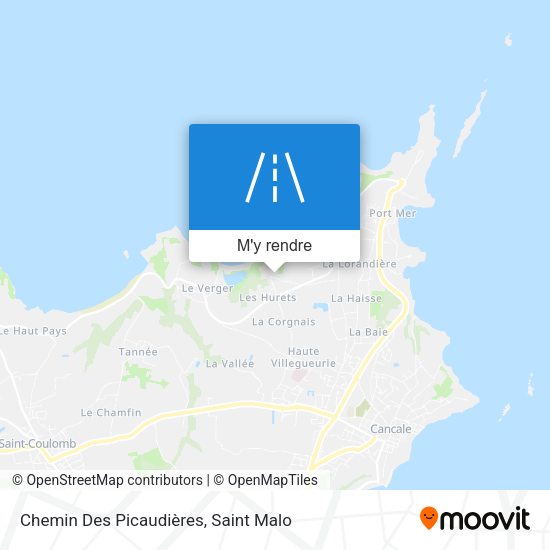 Chemin Des Picaudières plan