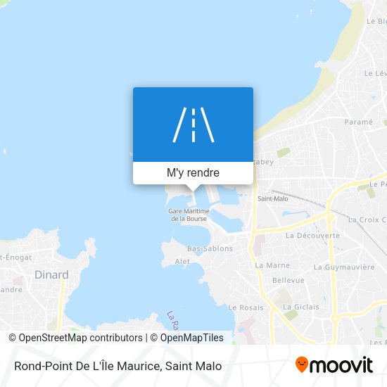 Rond-Point De L'Île Maurice plan