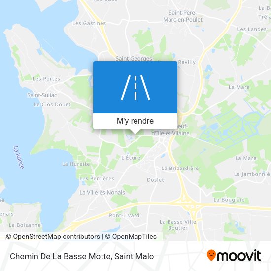 Chemin De La Basse Motte plan