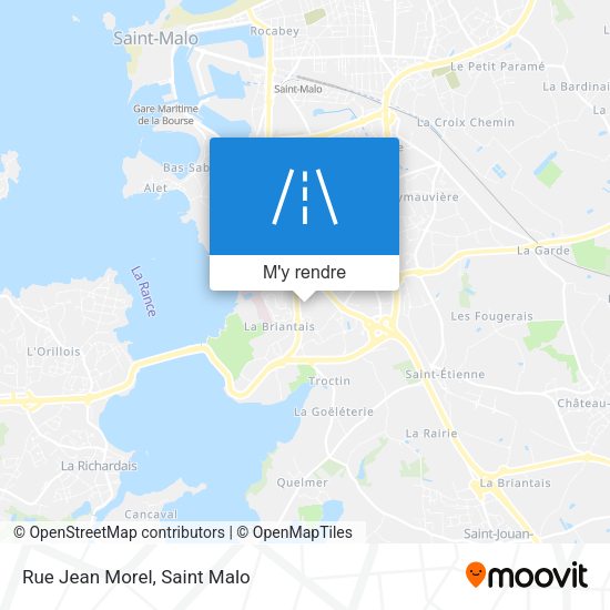 Rue Jean Morel plan