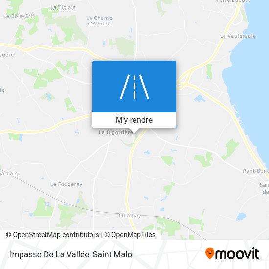 Impasse De La Vallée plan
