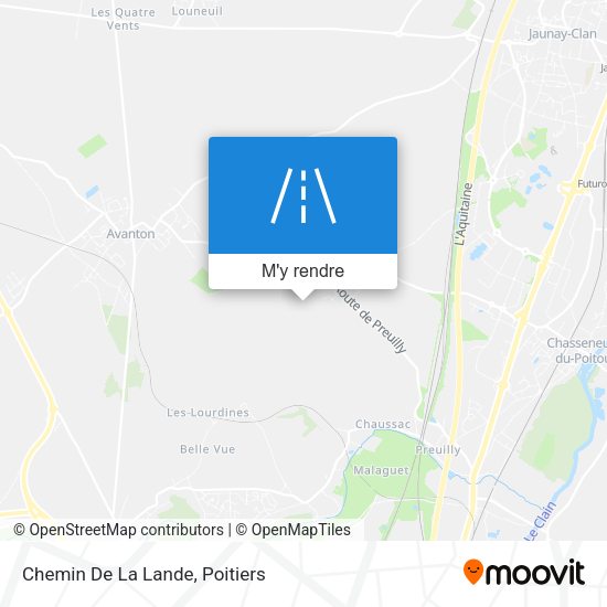 Chemin De La Lande plan
