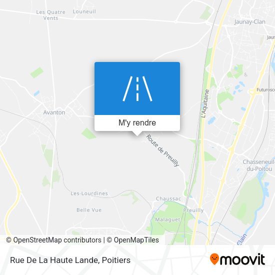 Rue De La Haute Lande plan