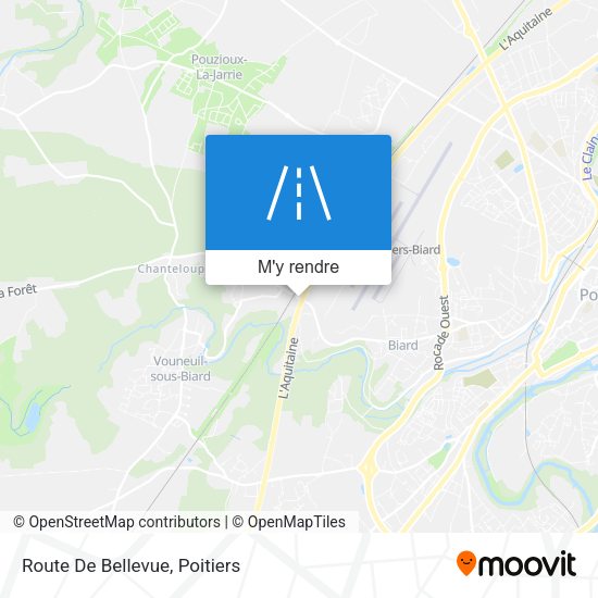 Route De Bellevue plan