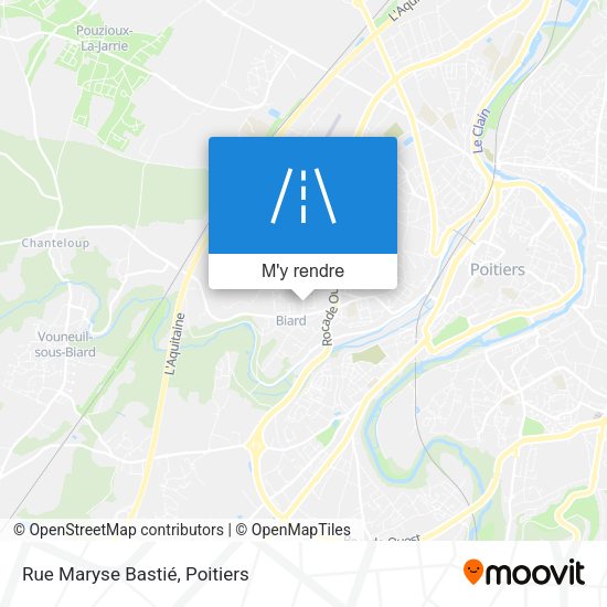 Rue Maryse Bastié plan