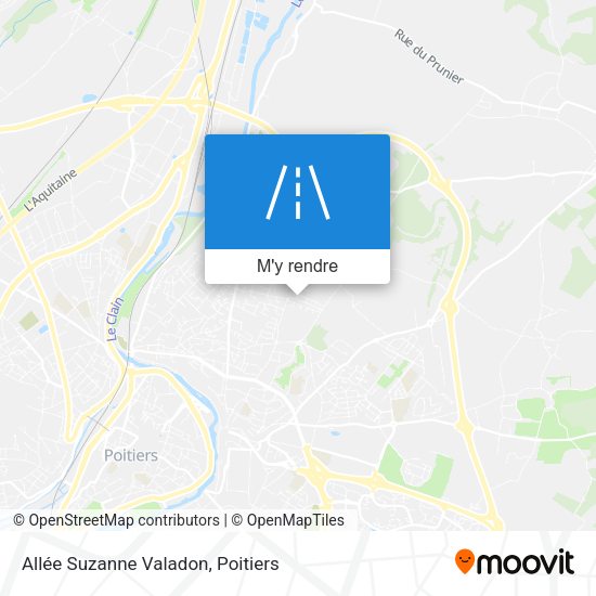 Allée Suzanne Valadon plan
