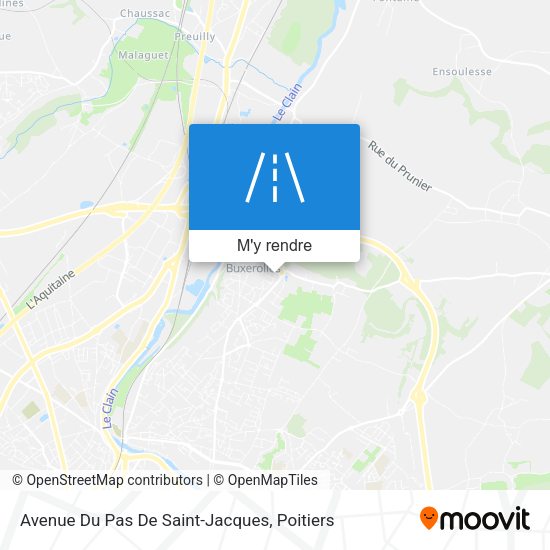 Avenue Du Pas De Saint-Jacques plan