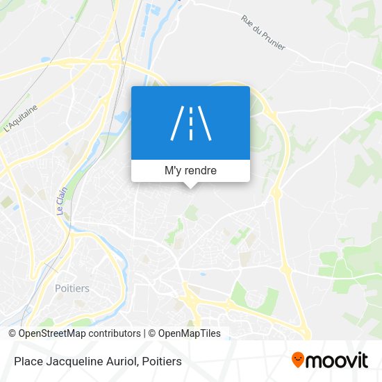 Place Jacqueline Auriol plan