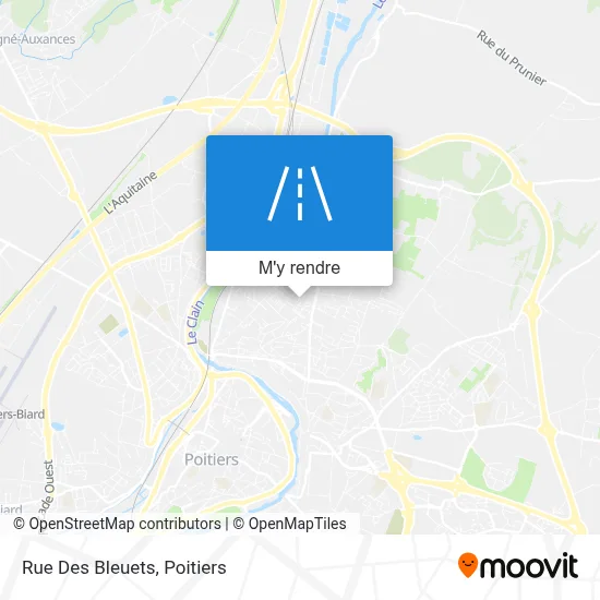 Rue Des Bleuets plan