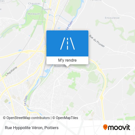 Rue Hyppolite Véron plan