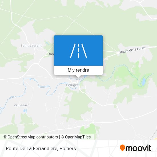 Route De La Ferrandière plan