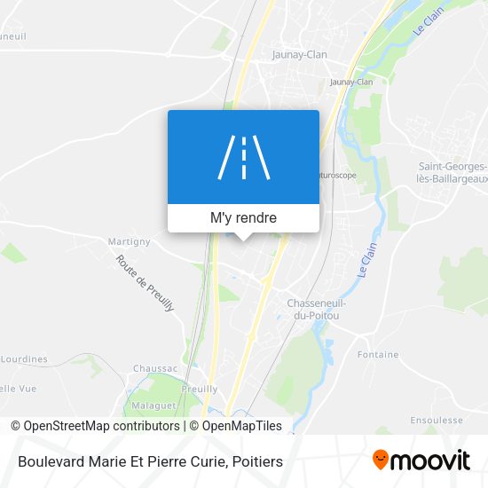Boulevard Marie Et Pierre Curie plan