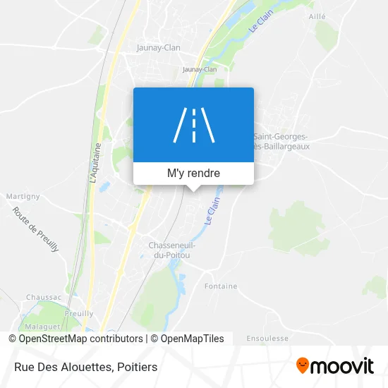 Rue Des Alouettes plan