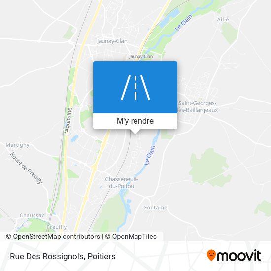 Rue Des Rossignols plan