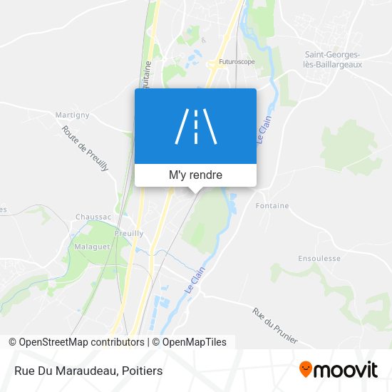 Rue Du Maraudeau plan