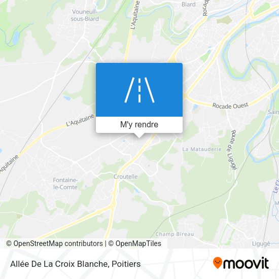 Allée De La Croix Blanche plan