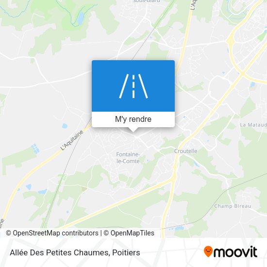 Allée Des Petites Chaumes plan