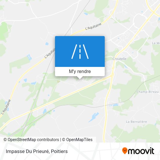 Impasse Du Prieuré plan
