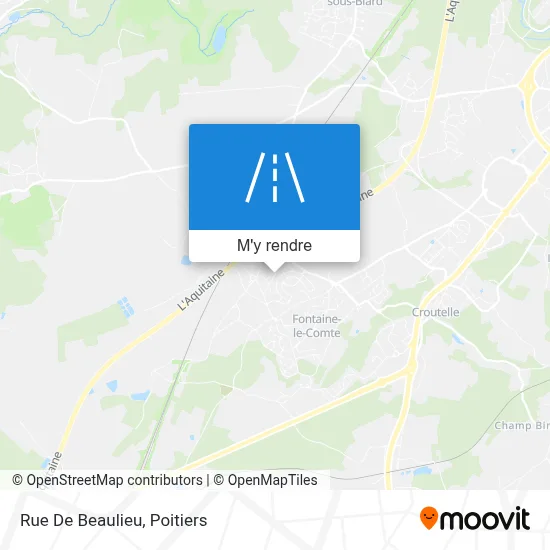 Rue De Beaulieu plan