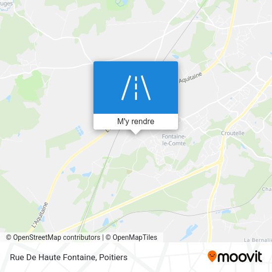 Rue De Haute Fontaine plan