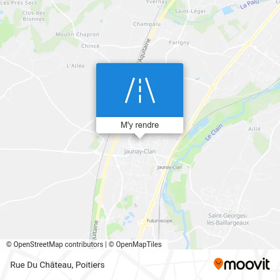 Rue Du Château plan