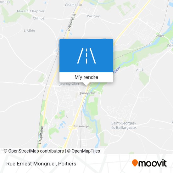 Rue Ernest Mongruel plan