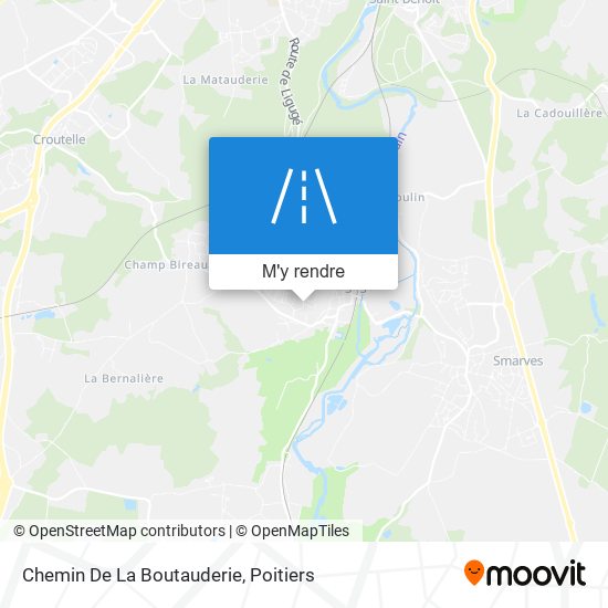 Chemin De La Boutauderie plan