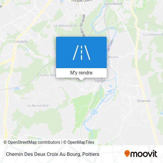 Chemin Des Deux Croix Au Bourg plan