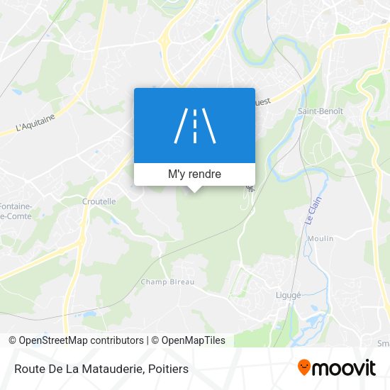 Route De La Matauderie plan