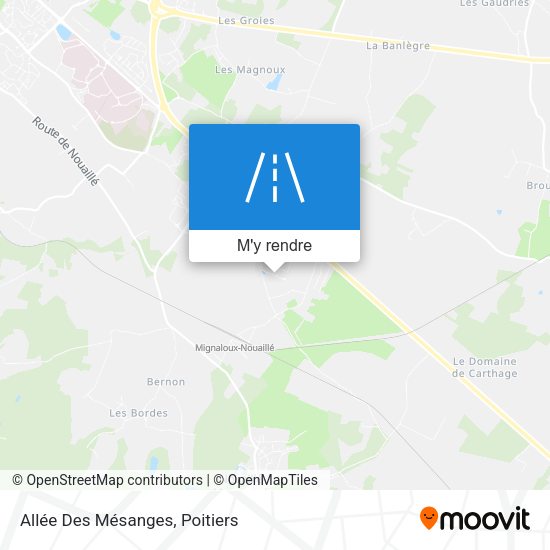 Allée Des Mésanges plan