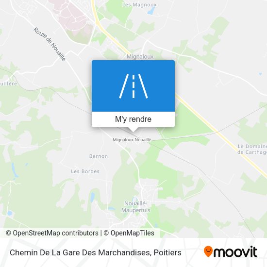 Chemin De La Gare Des Marchandises plan