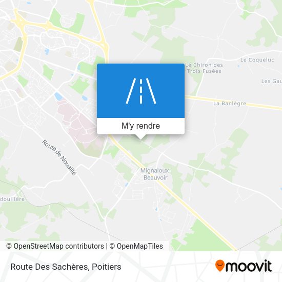 Route Des Sachères plan