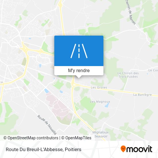 Route Du Breuil-L’Abbesse plan