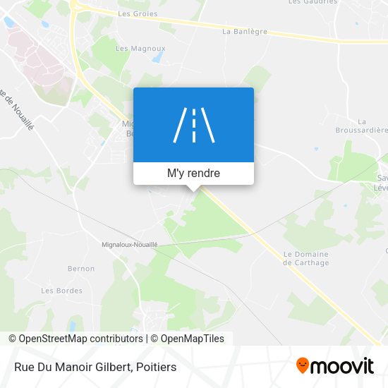 Rue Du Manoir Gilbert plan