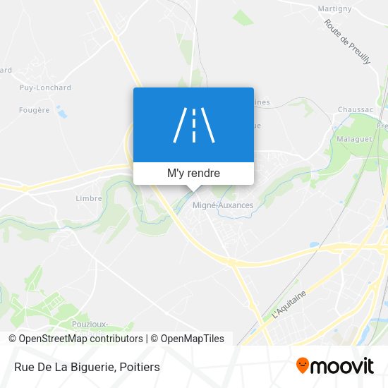 Rue De La Biguerie plan
