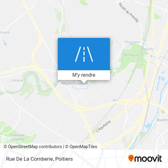 Rue De La Comberie plan