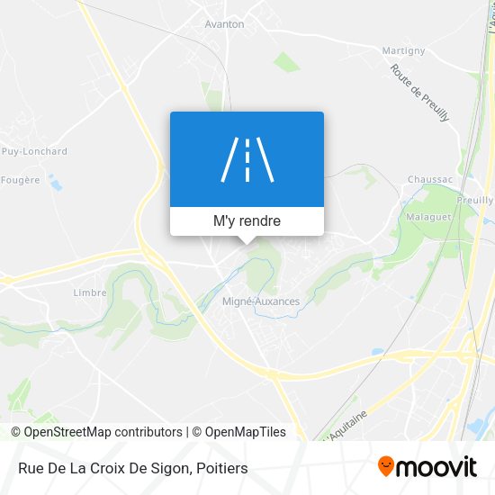 Rue De La Croix De Sigon plan