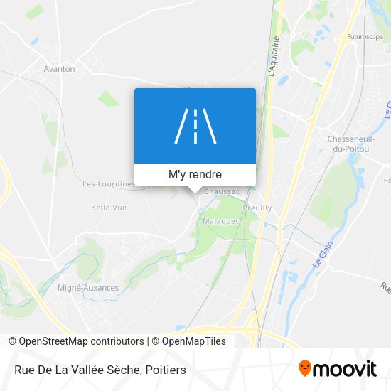 Rue De La Vallée Sèche plan
