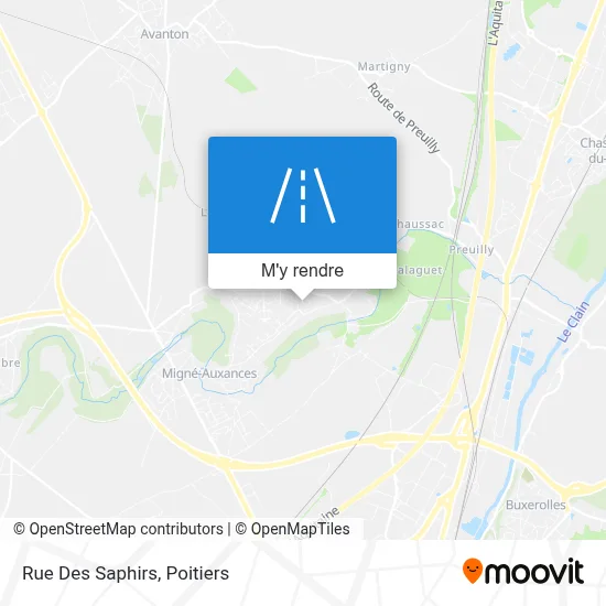 Rue Des Saphirs plan