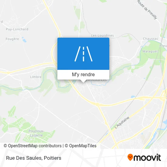 Rue Des Saules plan