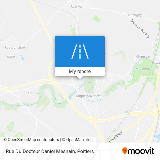 Rue Du Docteur Daniel Mesnain plan