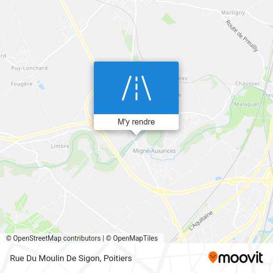 Rue Du Moulin De Sigon plan